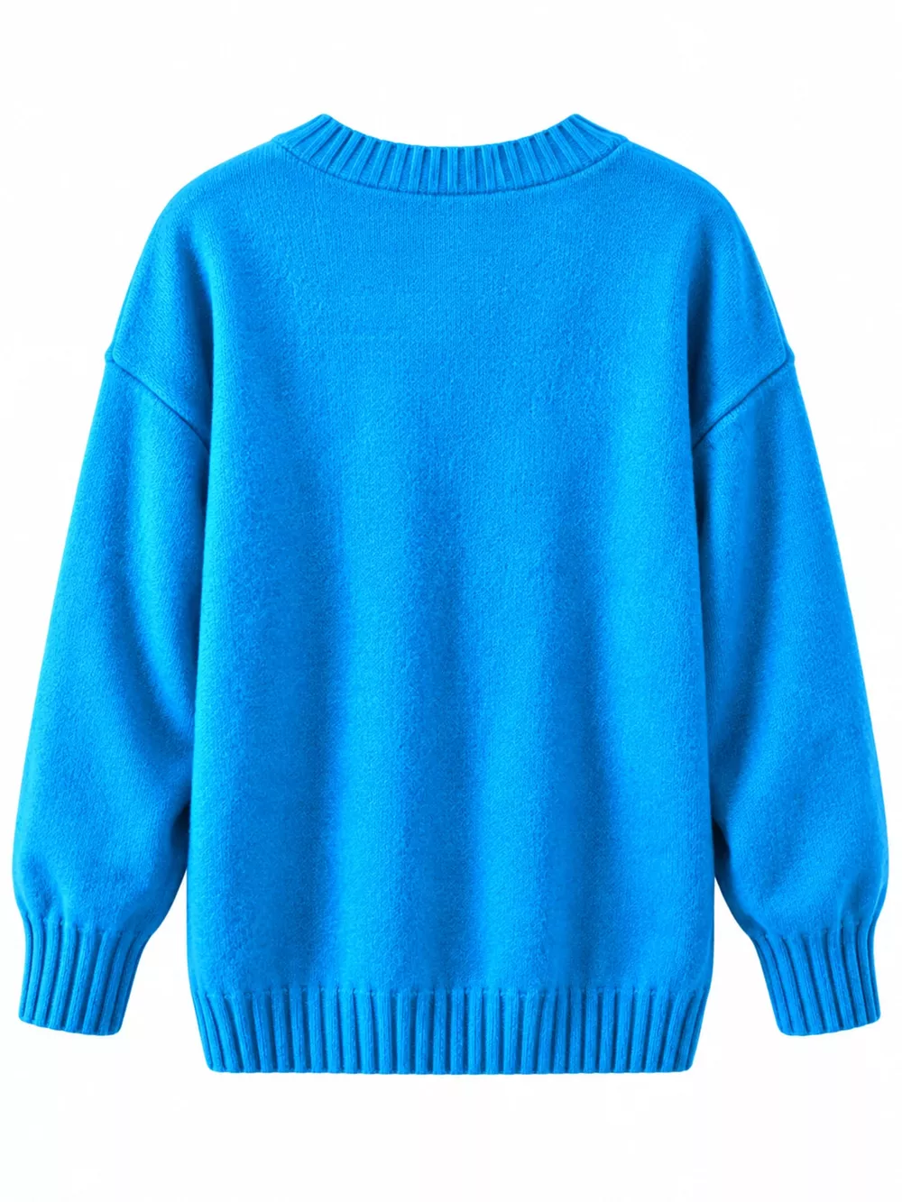 Full Size V-Neck Dropped Shoulder Sweater Plus Size, image 64