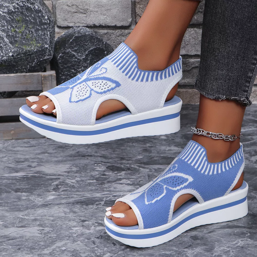 Open Toe Wedge Sandals, image 5