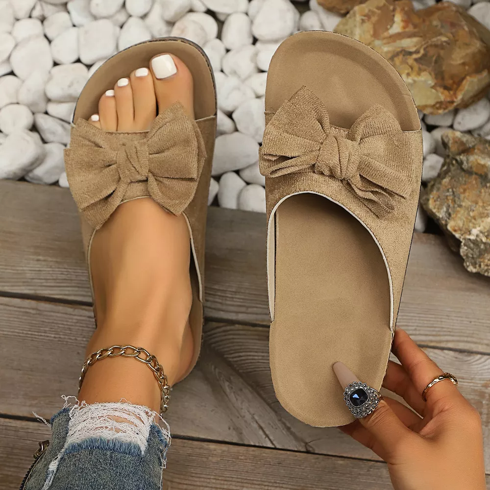 Comfortable Bow Decor Casual Sandals, image 10