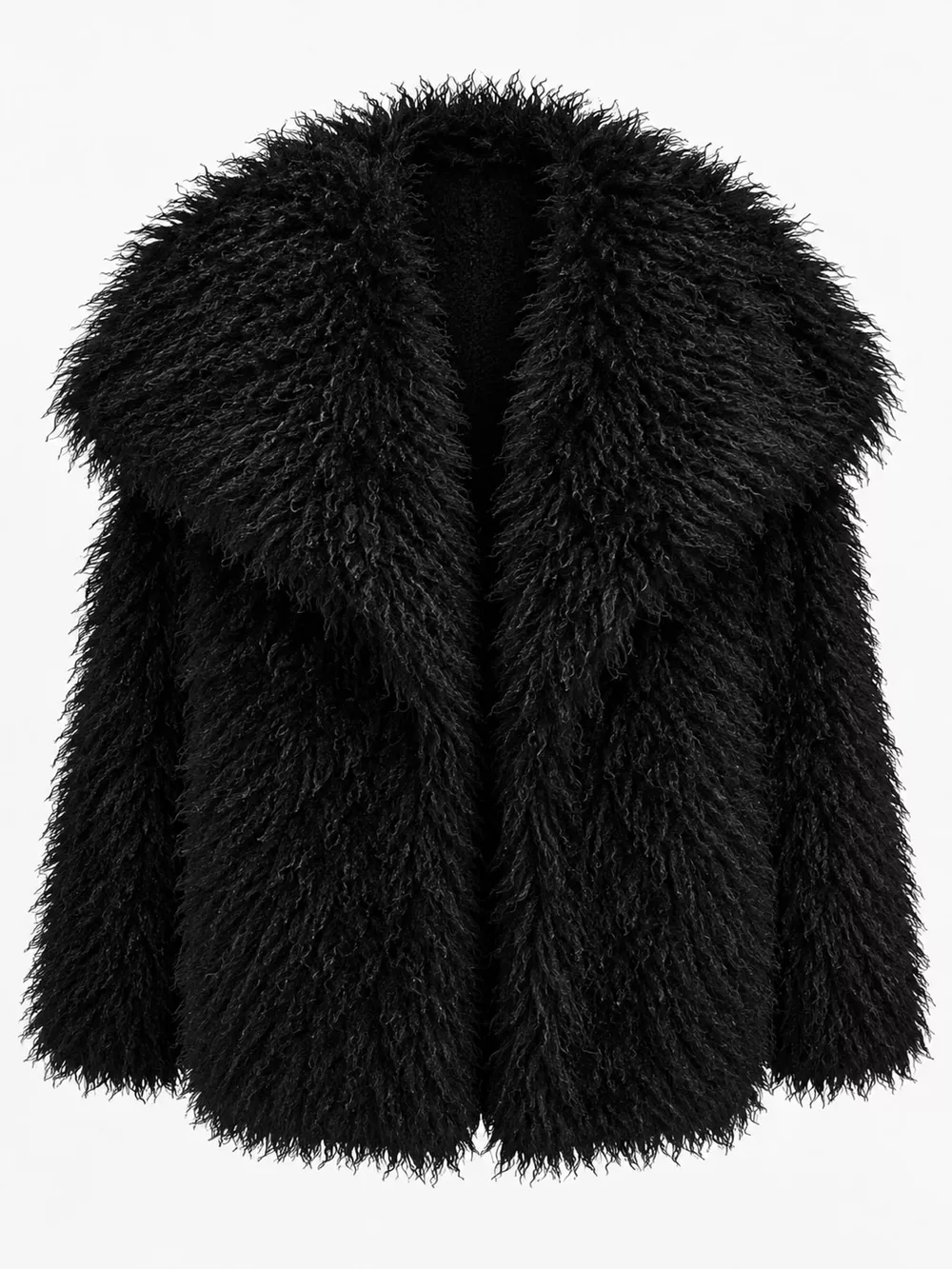 Fox Fur Collar Winter Outerwear, image 79