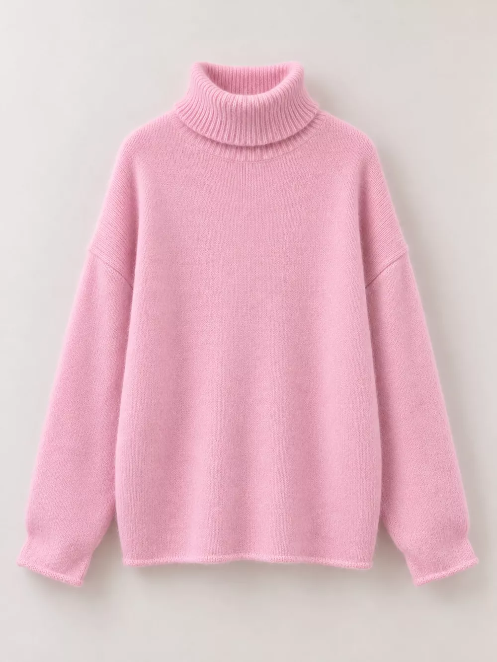 Turtleneck Dropped Shoulder Sweater, image 4