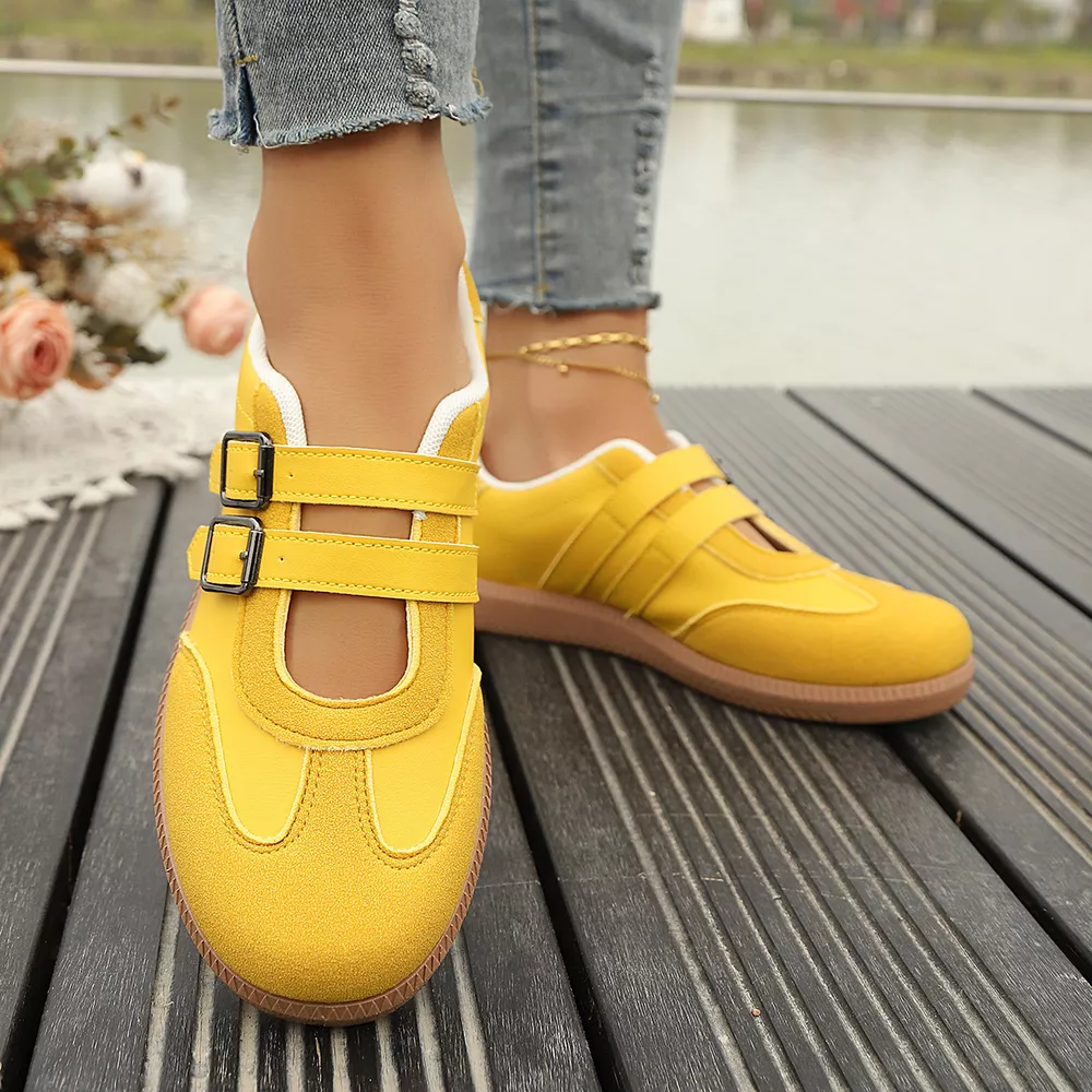 Buckle Strap Casual Sneakers, image 10