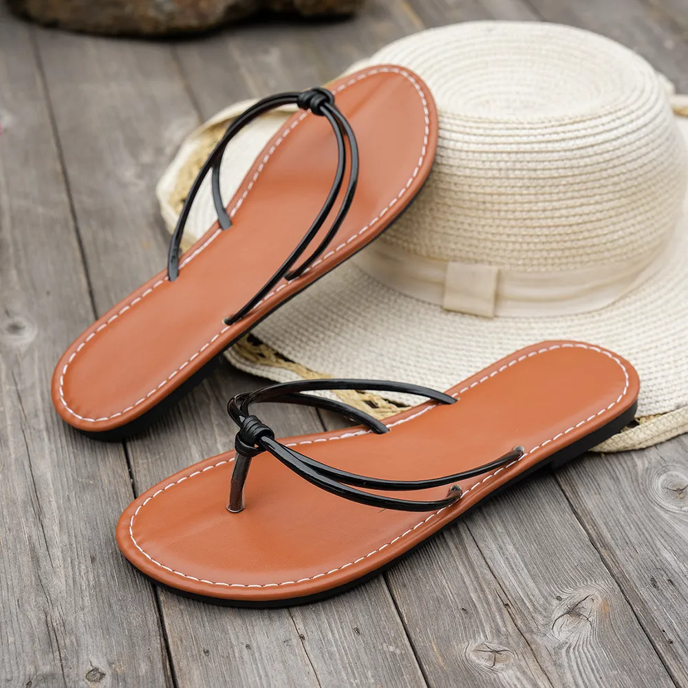 Toe Post Flats Sandals, image 3