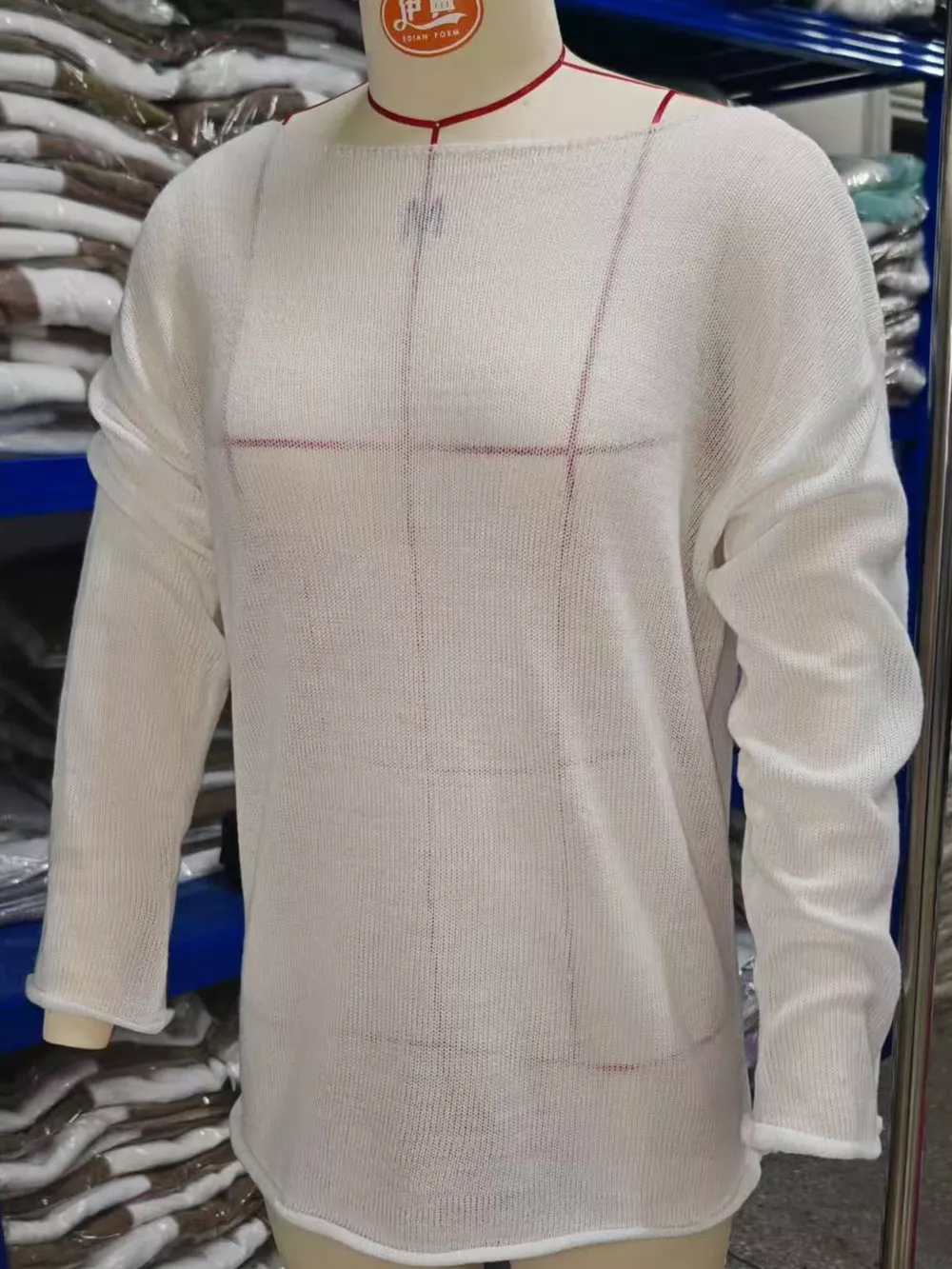 Full Size Sheer Lightweight Knit Top Plus Size, image 32