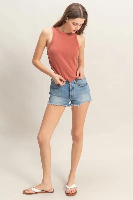 Mineral Wash Rib Knit Tank, image 5