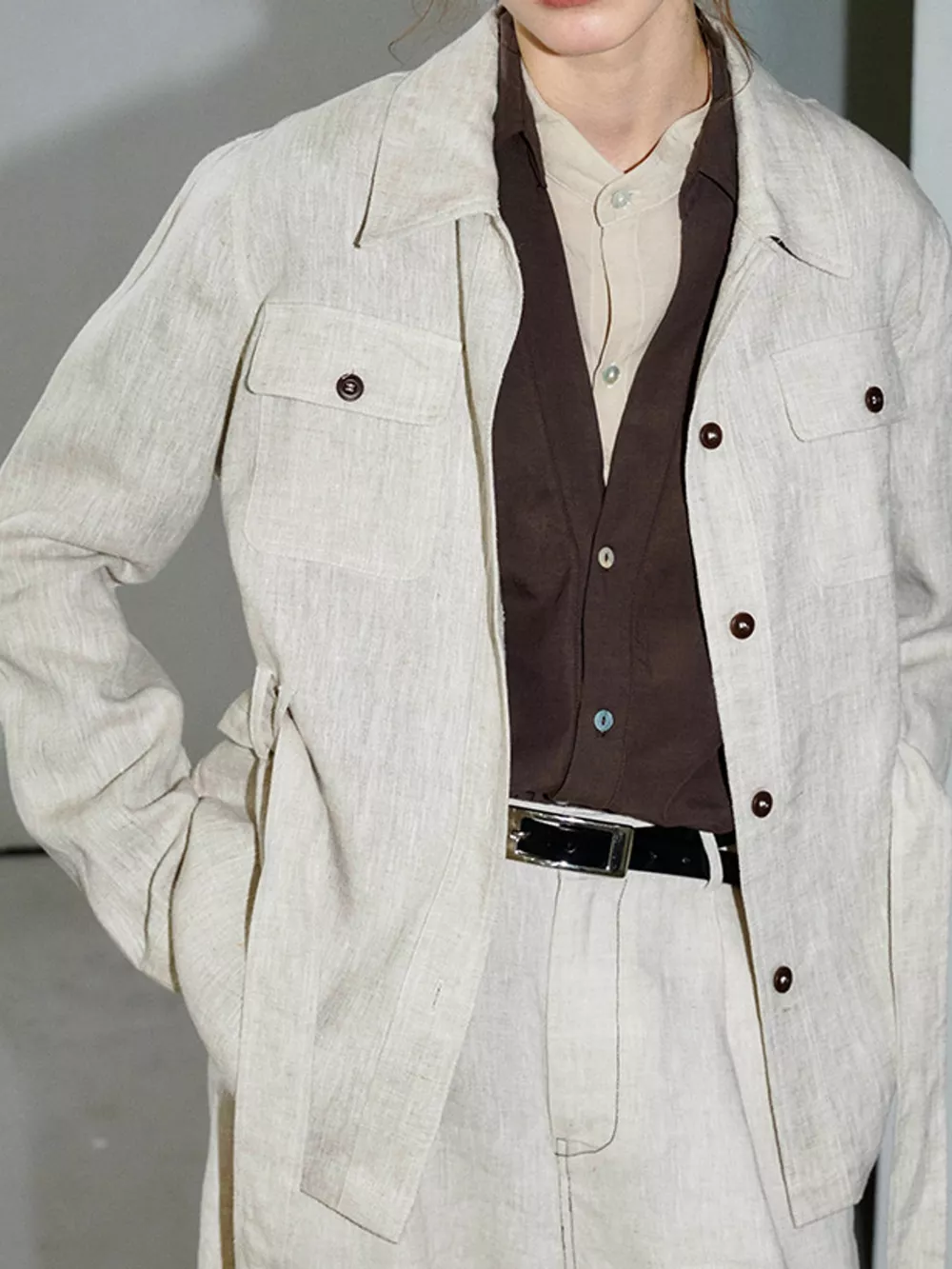 Button Up Long Sleeve Shacket, image 10