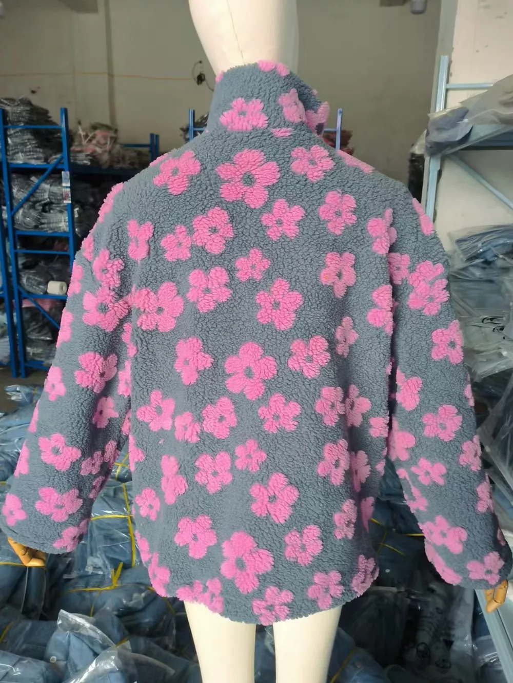 Quarter-Zip Sherpa Sweatshirt, image 6