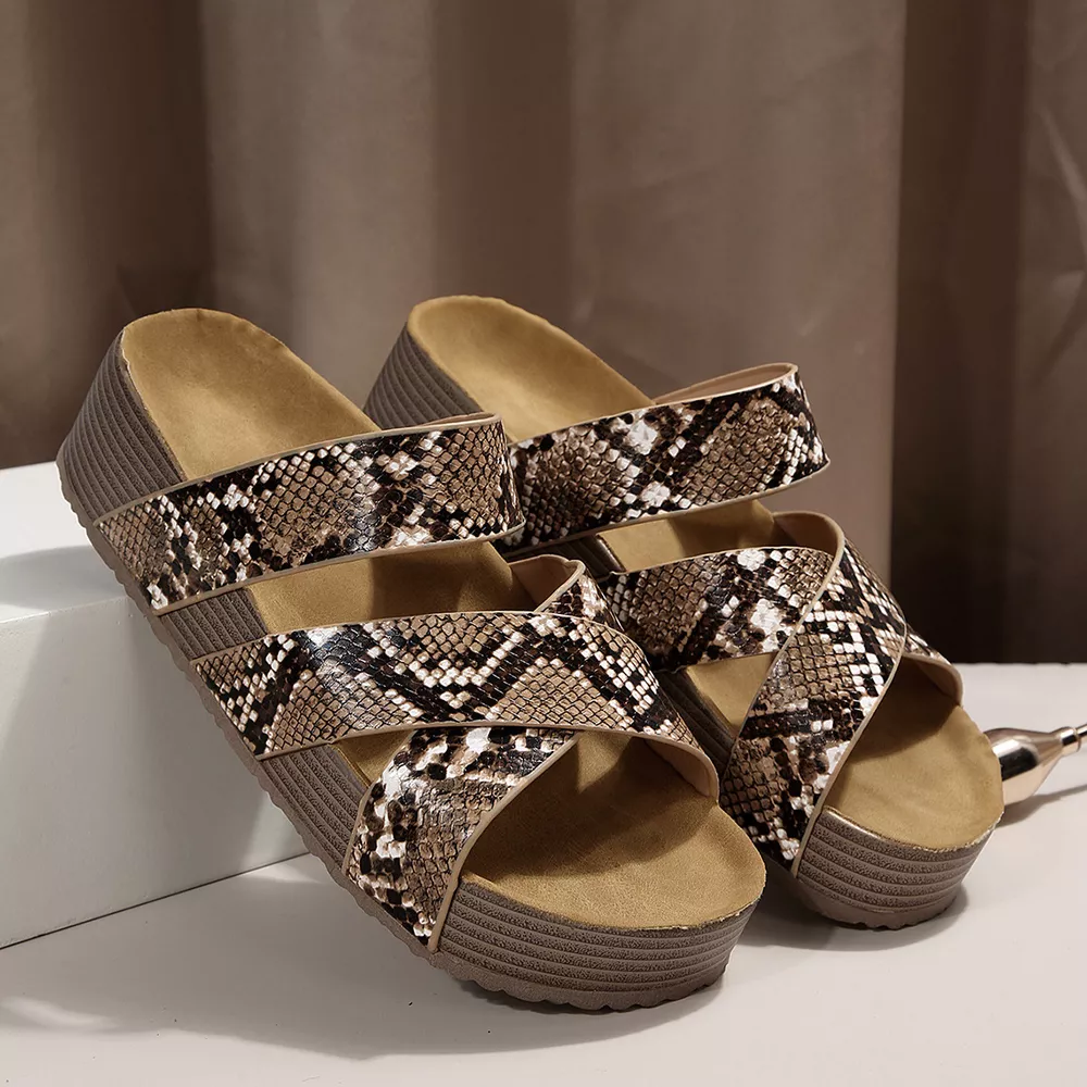 Braided Strap Platform Sandals, image 9