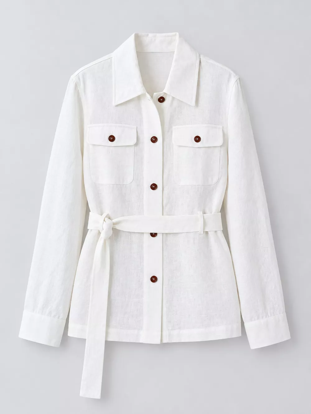 Button Up Long Sleeve Shacket, image 8