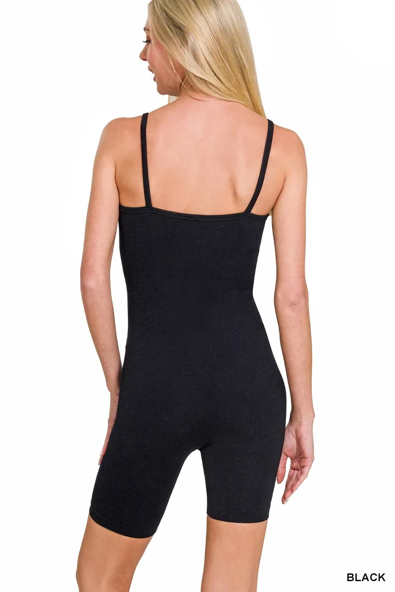Ribbed Seamless Bodysuit, image 3