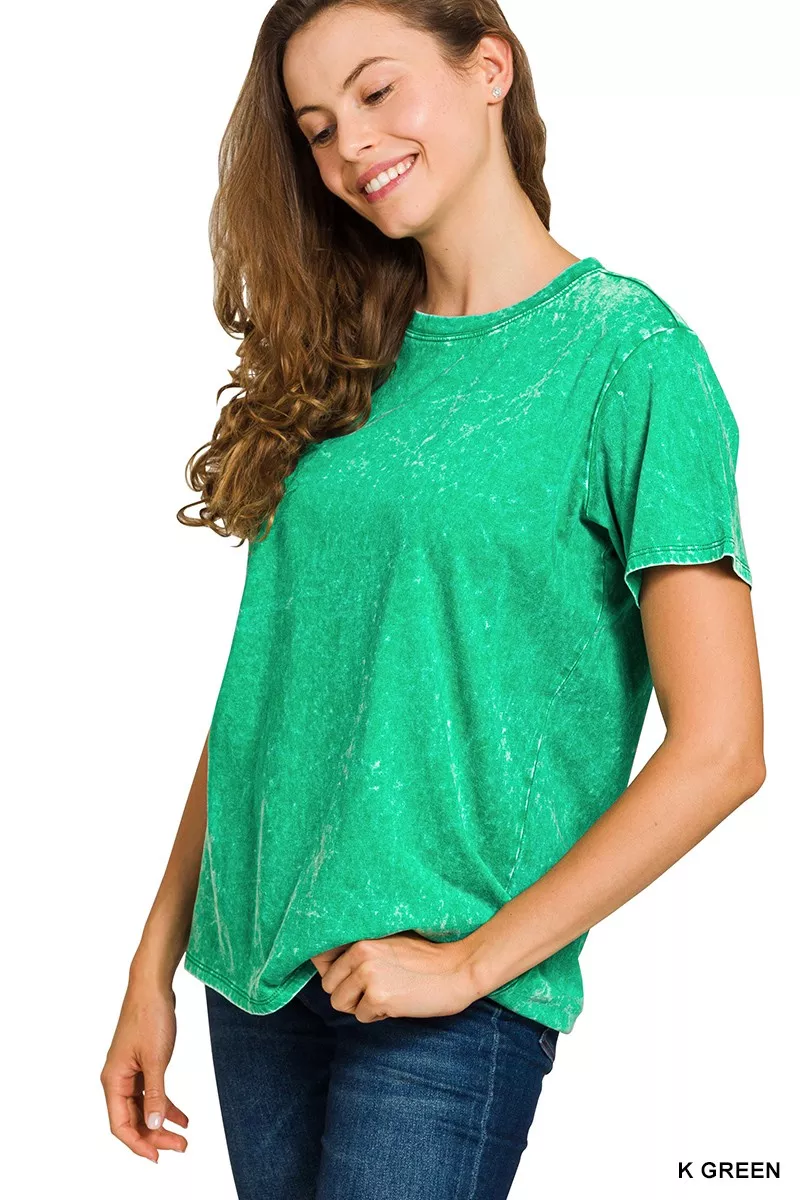 Washed Short Sleeve T-Shirt, image 2