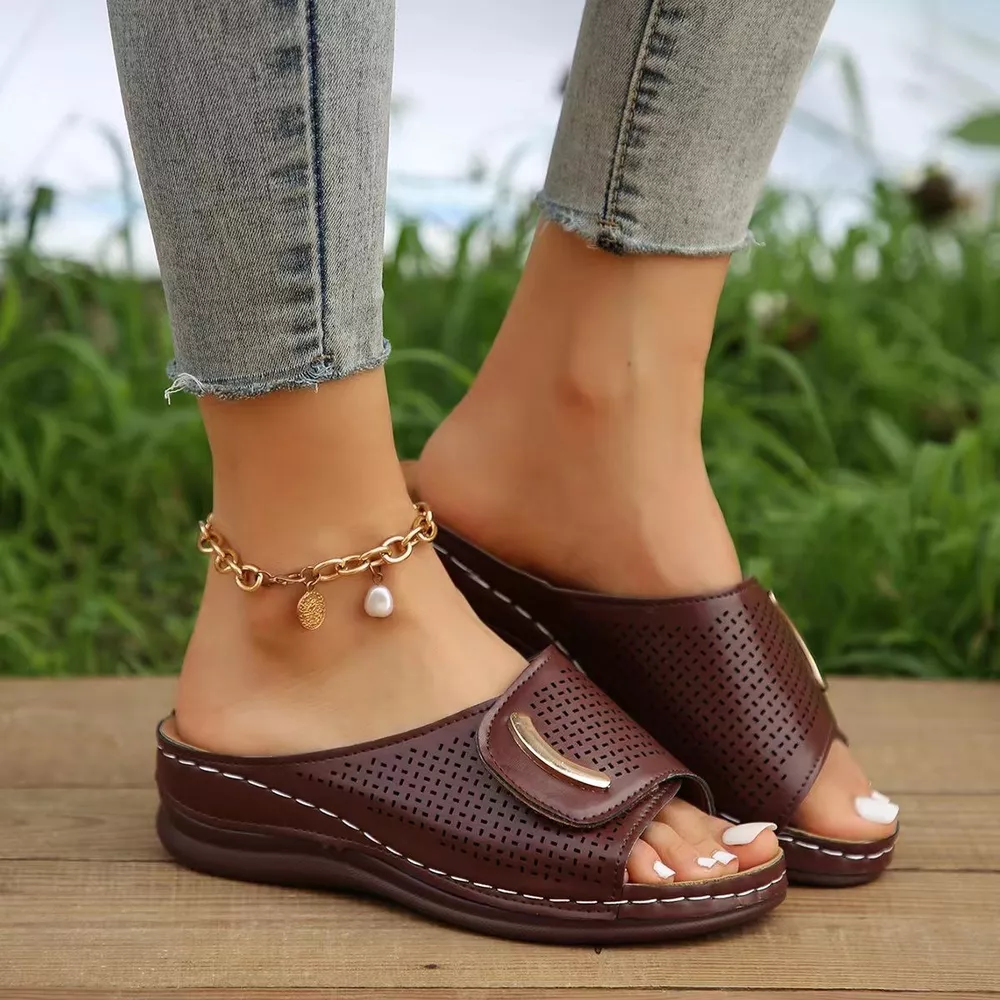 Open Toe Wedge Sandals, image 3