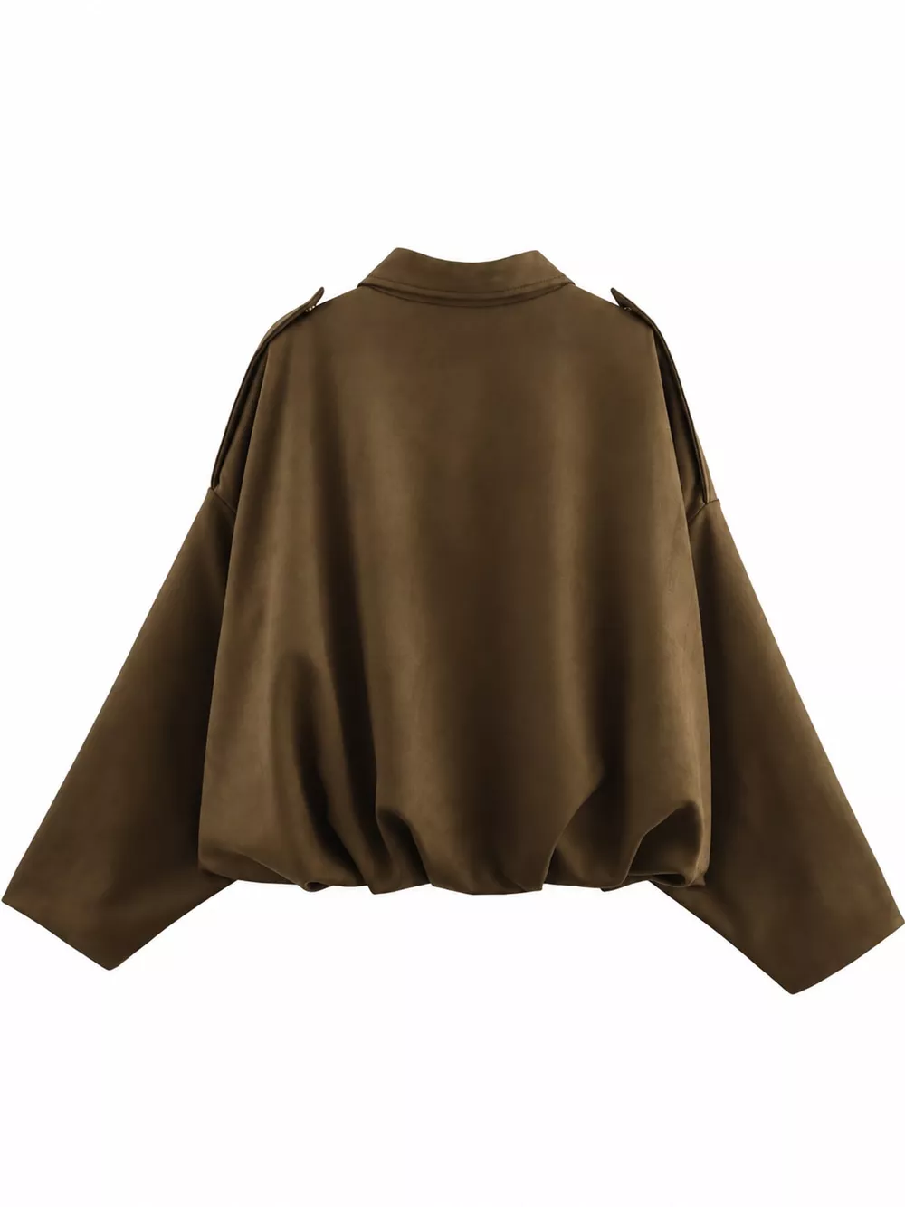 Zip Up Dropped Shoulder Jacket, image 11