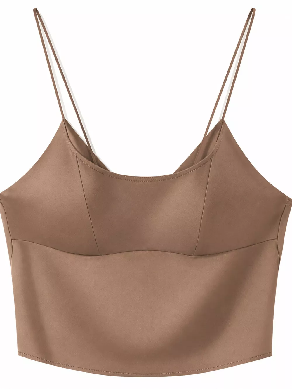 Satin V-Neck Cami, image 14