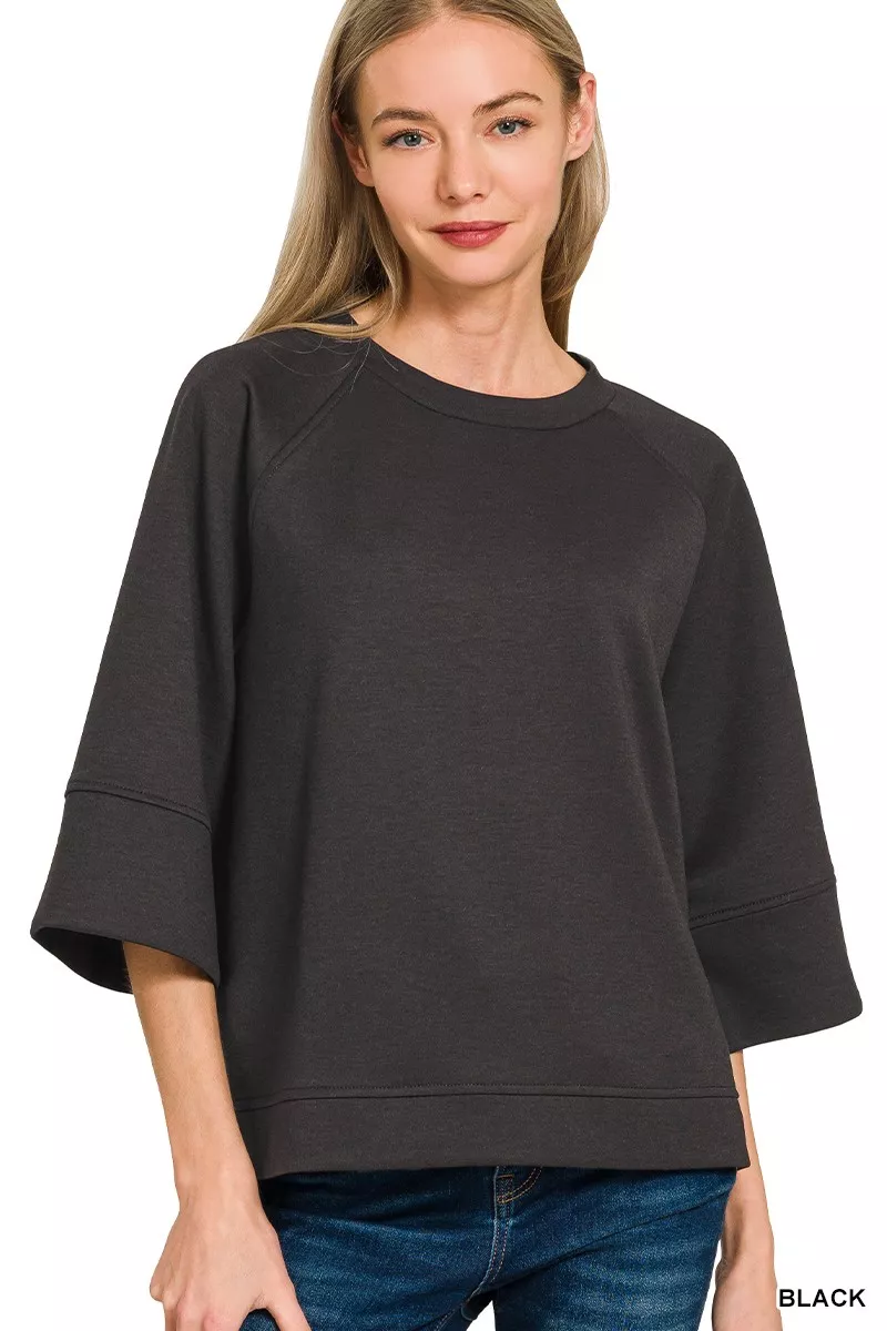 Scuba 3/4 Sleeve Pullover