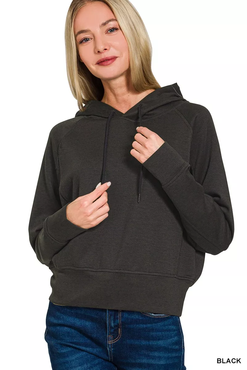 Drawstring Scuba Hoodie, image 2