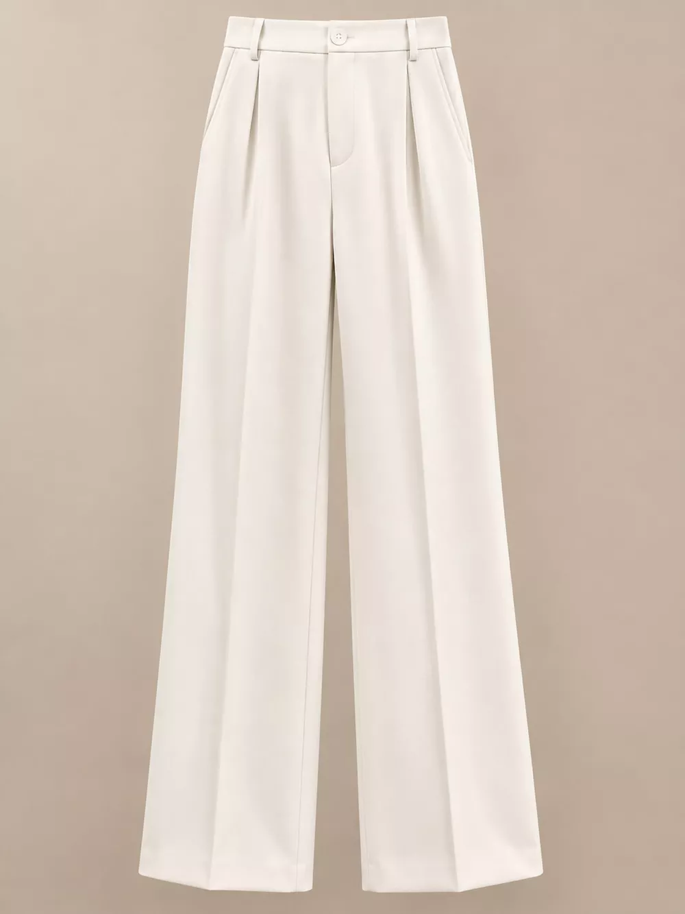 High-Waisted Pleated Wide-Leg Pants, image 28