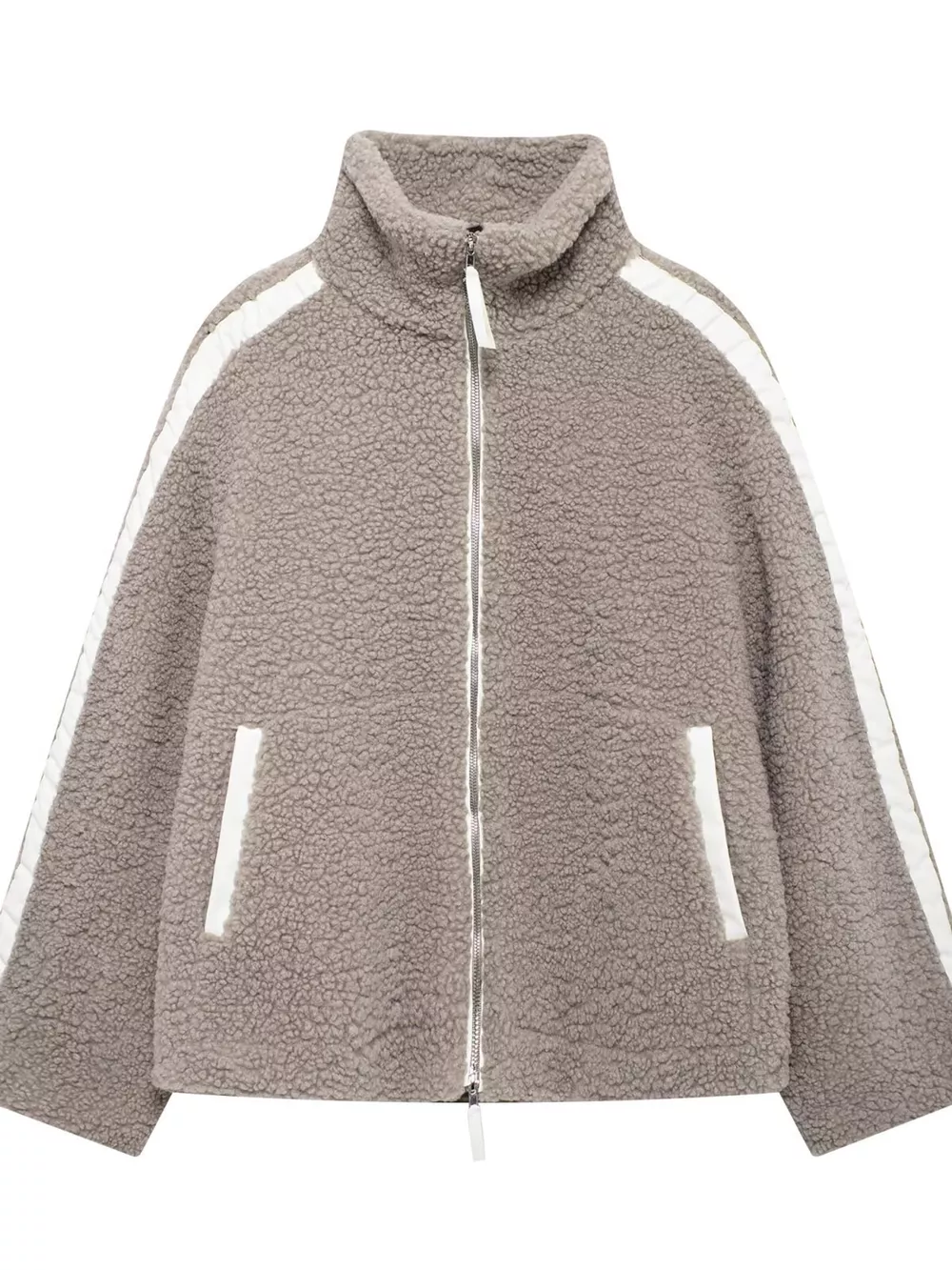 Sherpa Zip-Up Outerwear, image 35