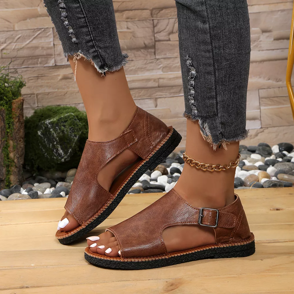 Open Toe Buckle Sandals, image 7