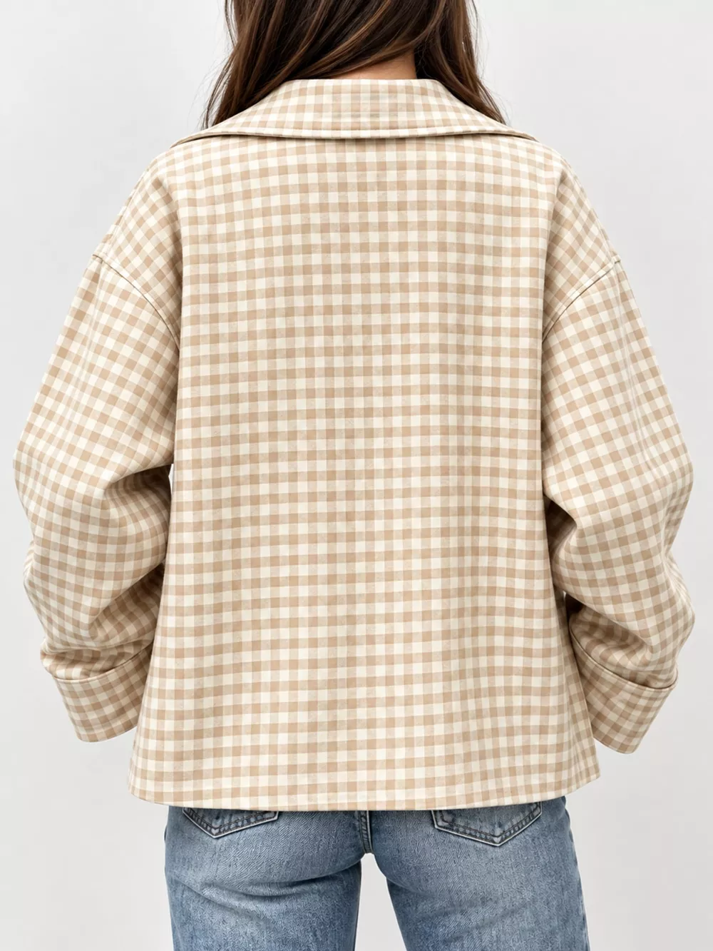 Plaid Zip-Up Jacket, image 21