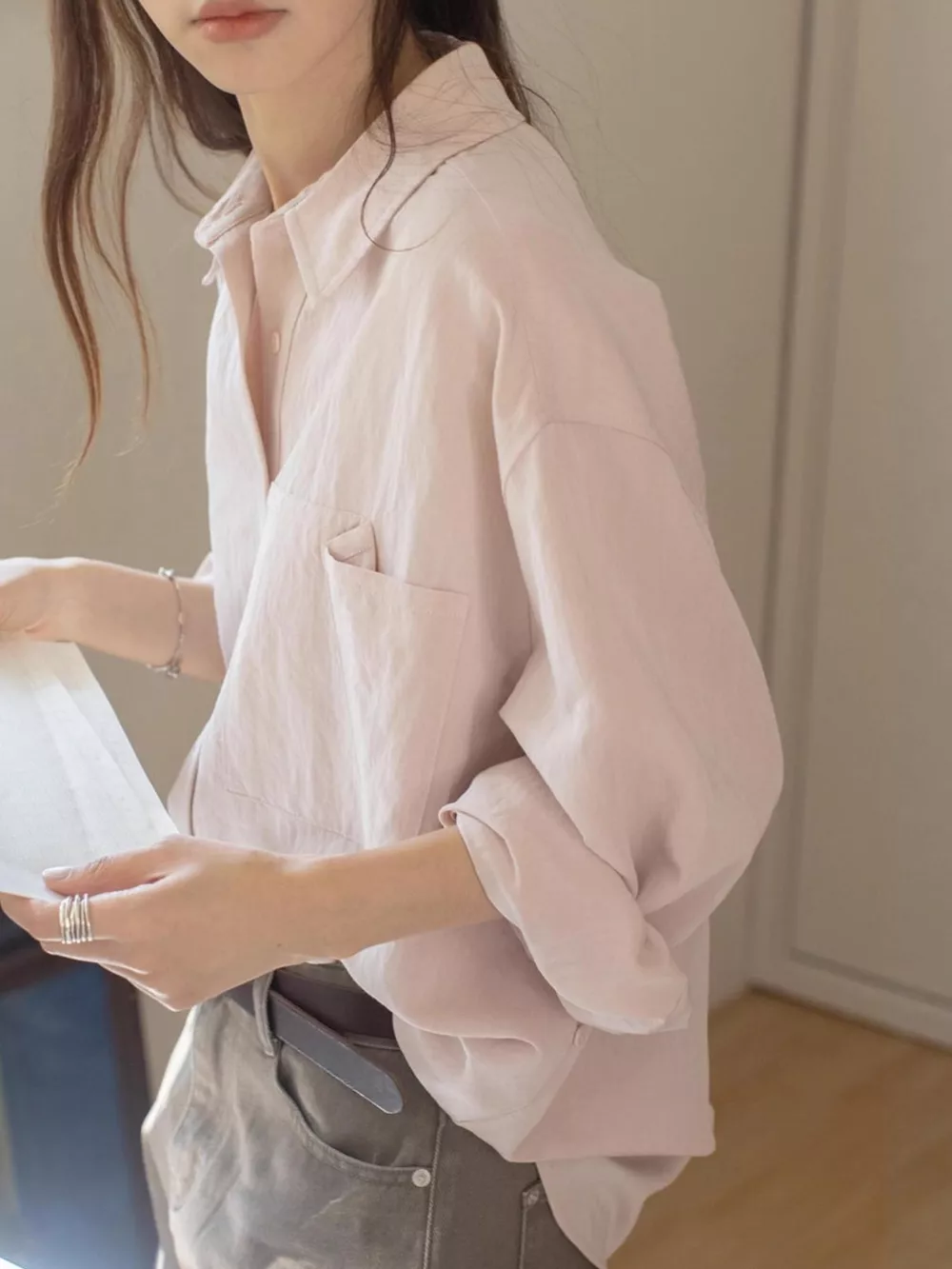 Button-Down Long Sleeve Shirt, image 16