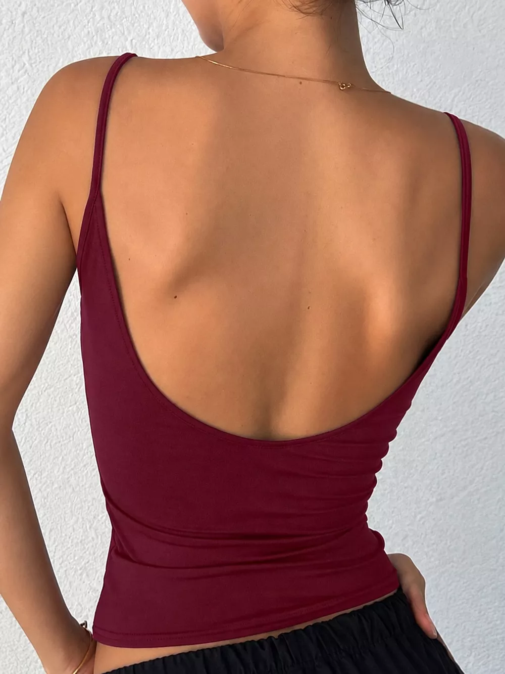 Slim-Fit Scoop Neck Cami, image 14