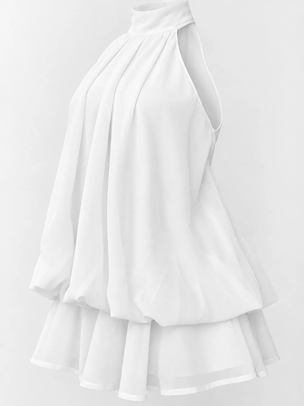 Halter Neck Ruched Mini Dress, image 39