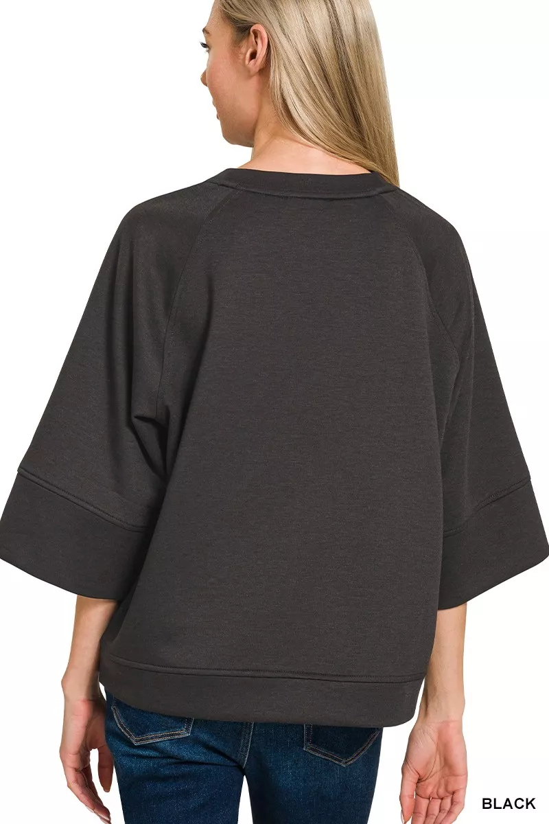 Scuba 3/4 Sleeve Pullover, image 2