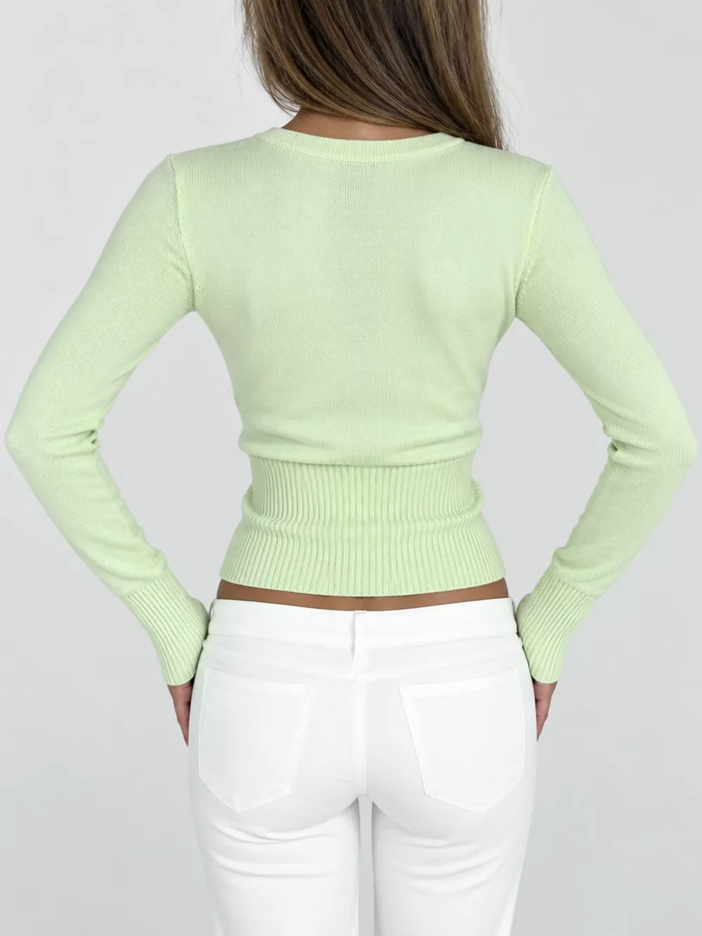 Slim-Fit Ribbed Knit Button-Down Cardigan, image 35