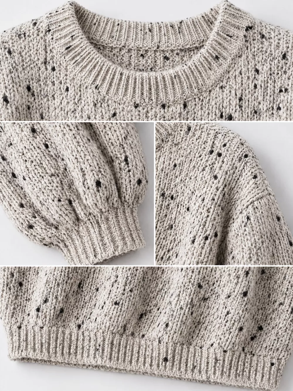 Chunky Knit Round Neck Sweater, image 19