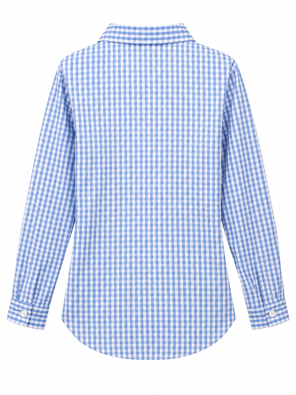 Plus Size Plaid Button-Down Long Sleeve Shirt, image 34