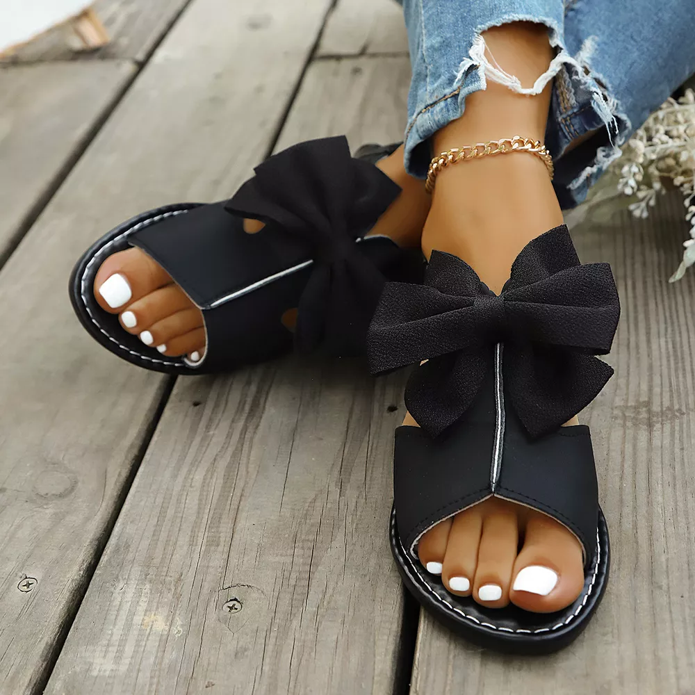 Open Toe Bow Sandals, image 8