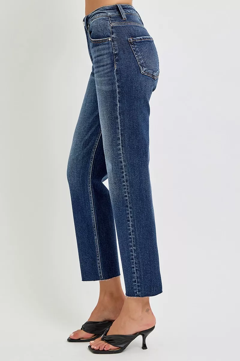 High Rise Slim Barrel Jeans, image 3