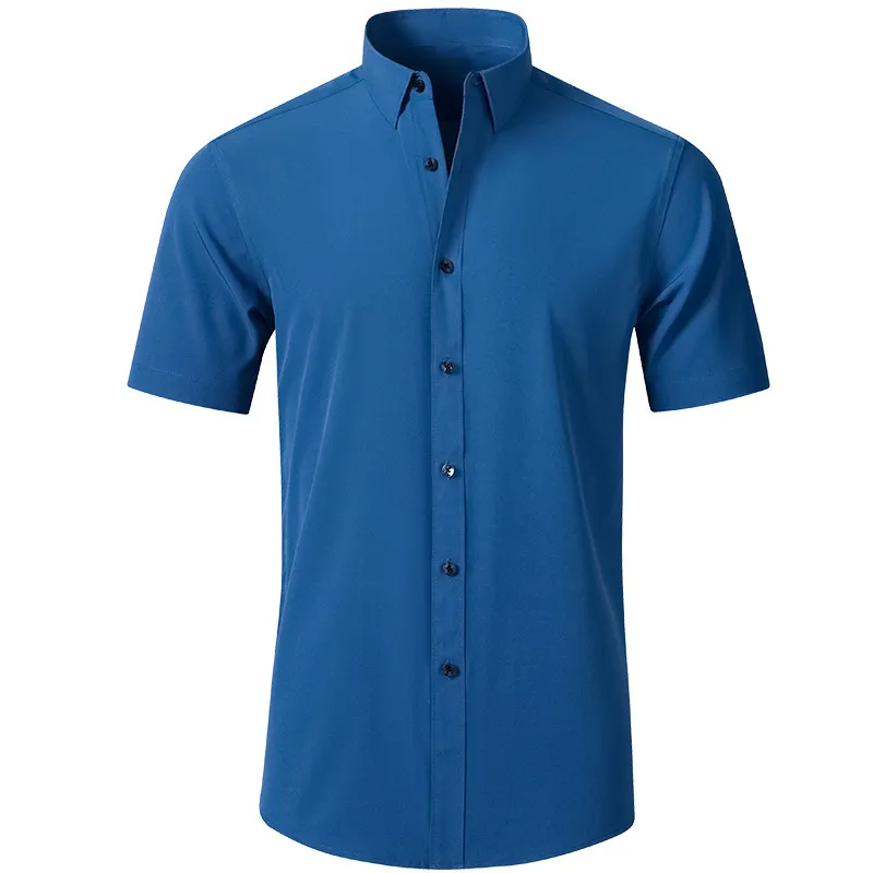 Men's Plus Size Button Up Short Sleeve Shirt, image 7