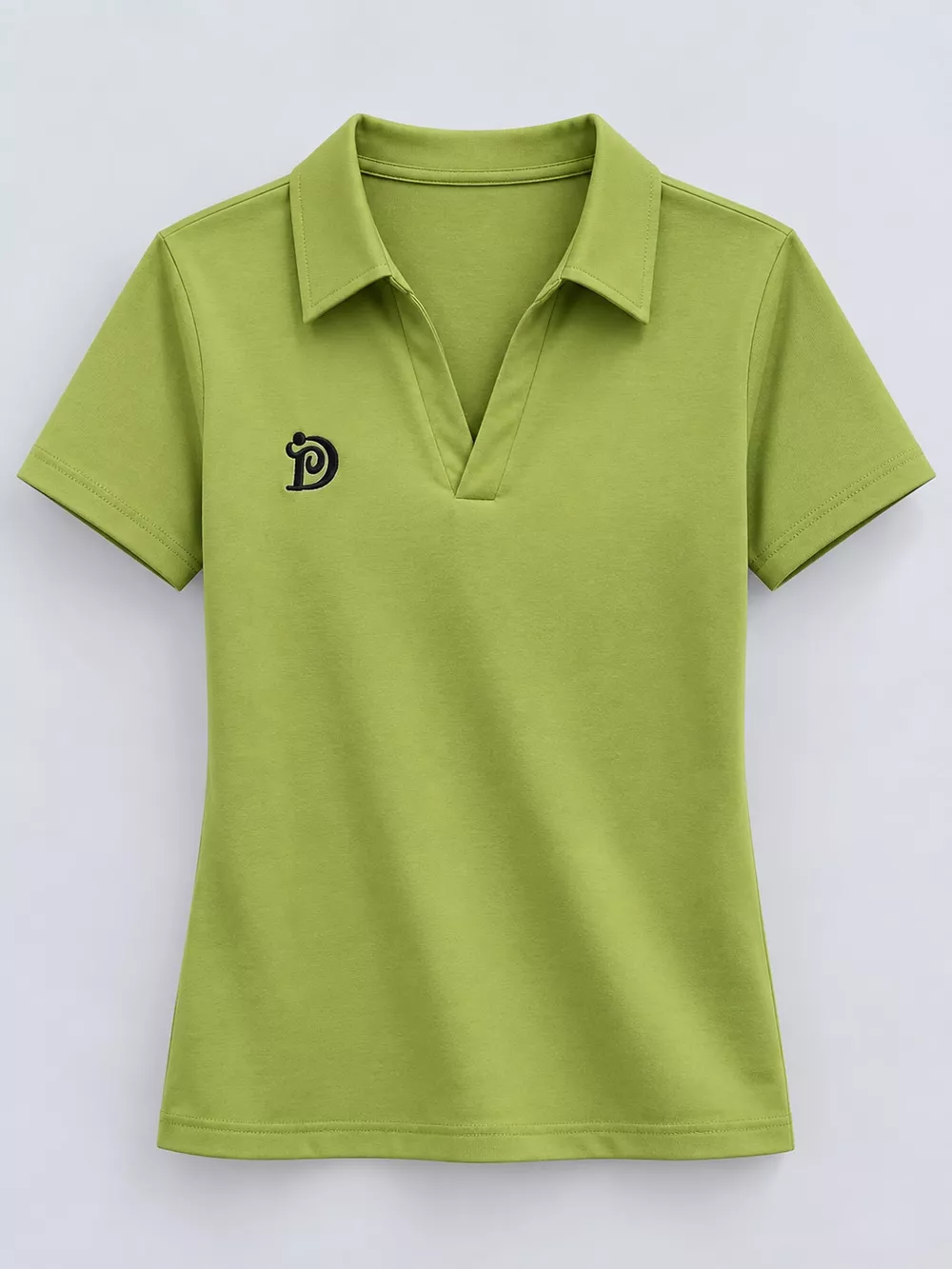 Plus Size Collared Neck Short-Sleeve Polo, image 19