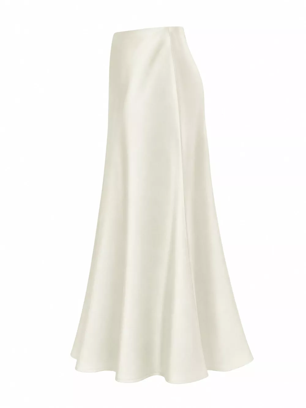 Full Size High-Waisted Satin Midi Skirt Plus Size, image 25