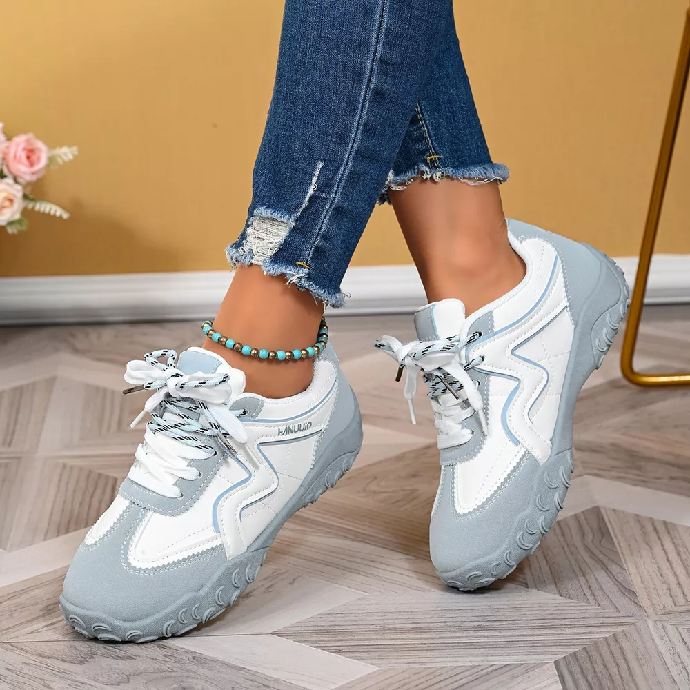Round Toe Lace Up Sneakers, image 9
