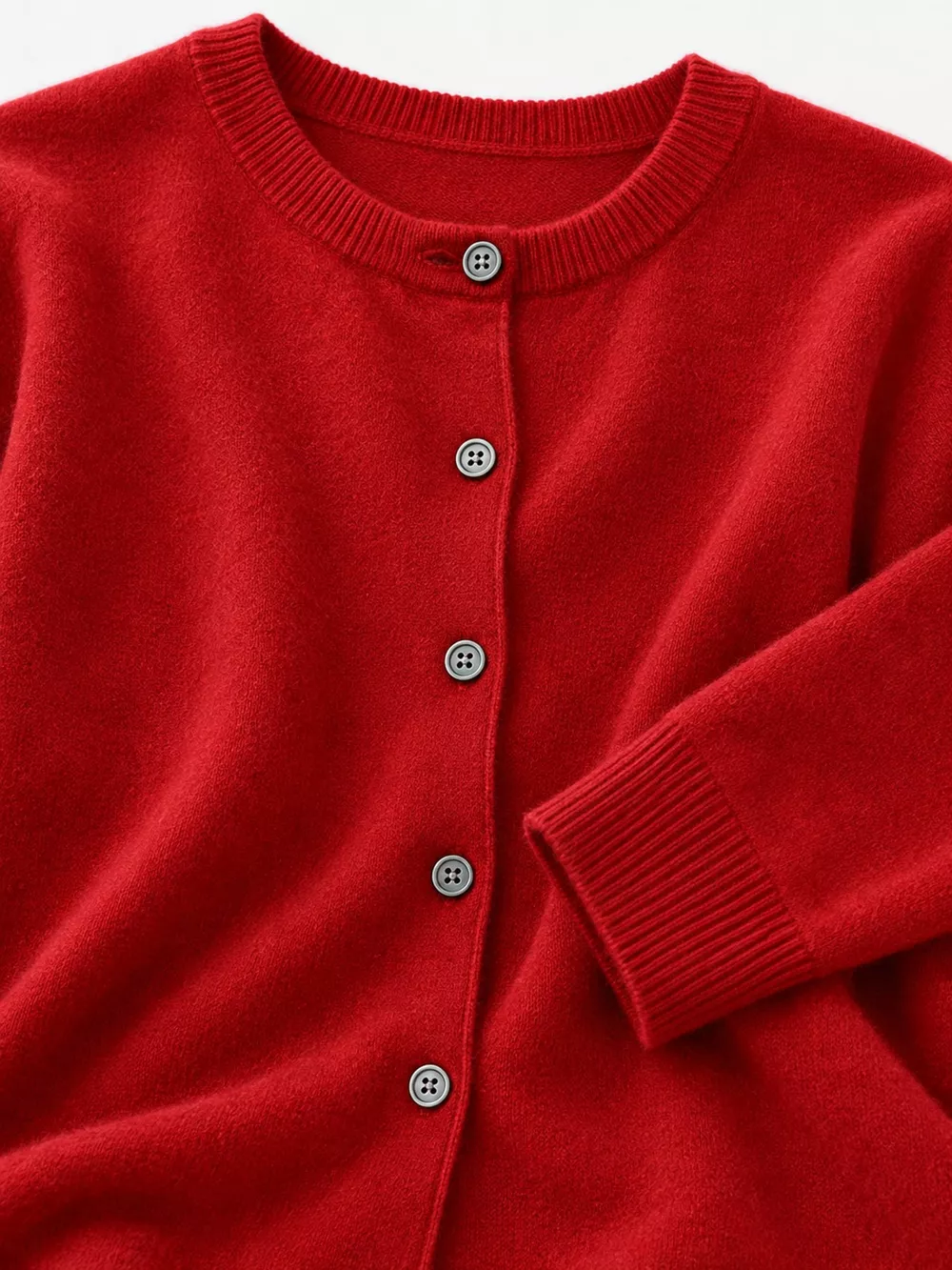 Crew-Neck Button-Down Cardigan, image 33