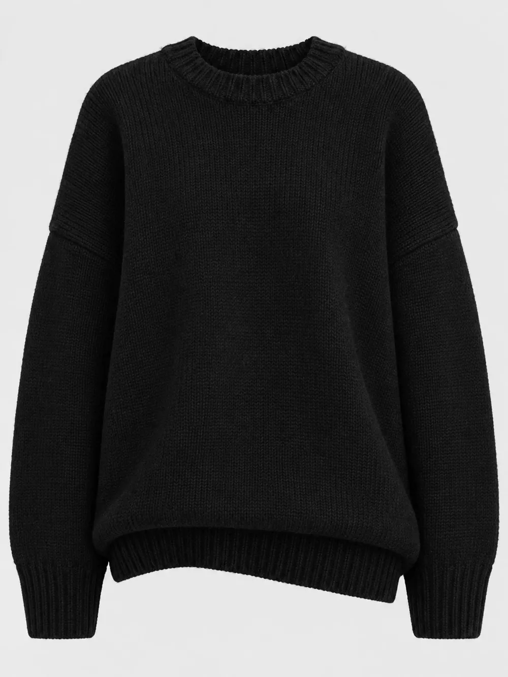 Round Neck Dropped Shoulder Sweater, image 16
