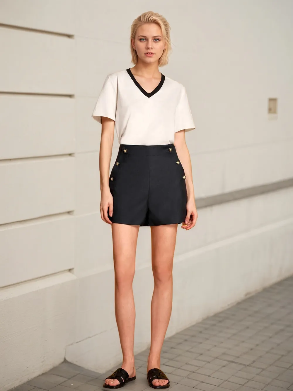 High-Waisted Shorts, image 3