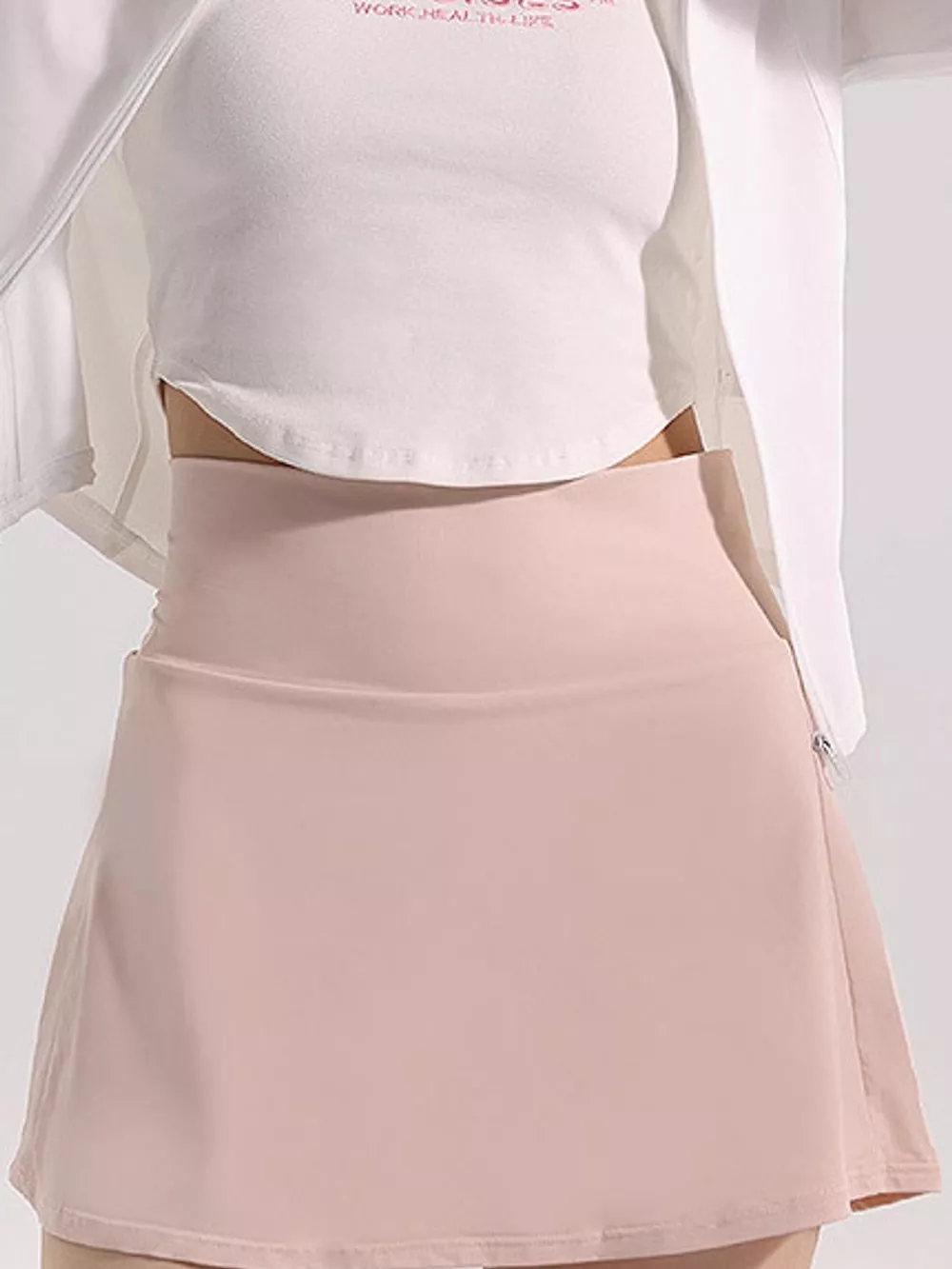 High-Waisted Pleated Active Skirt, image 28