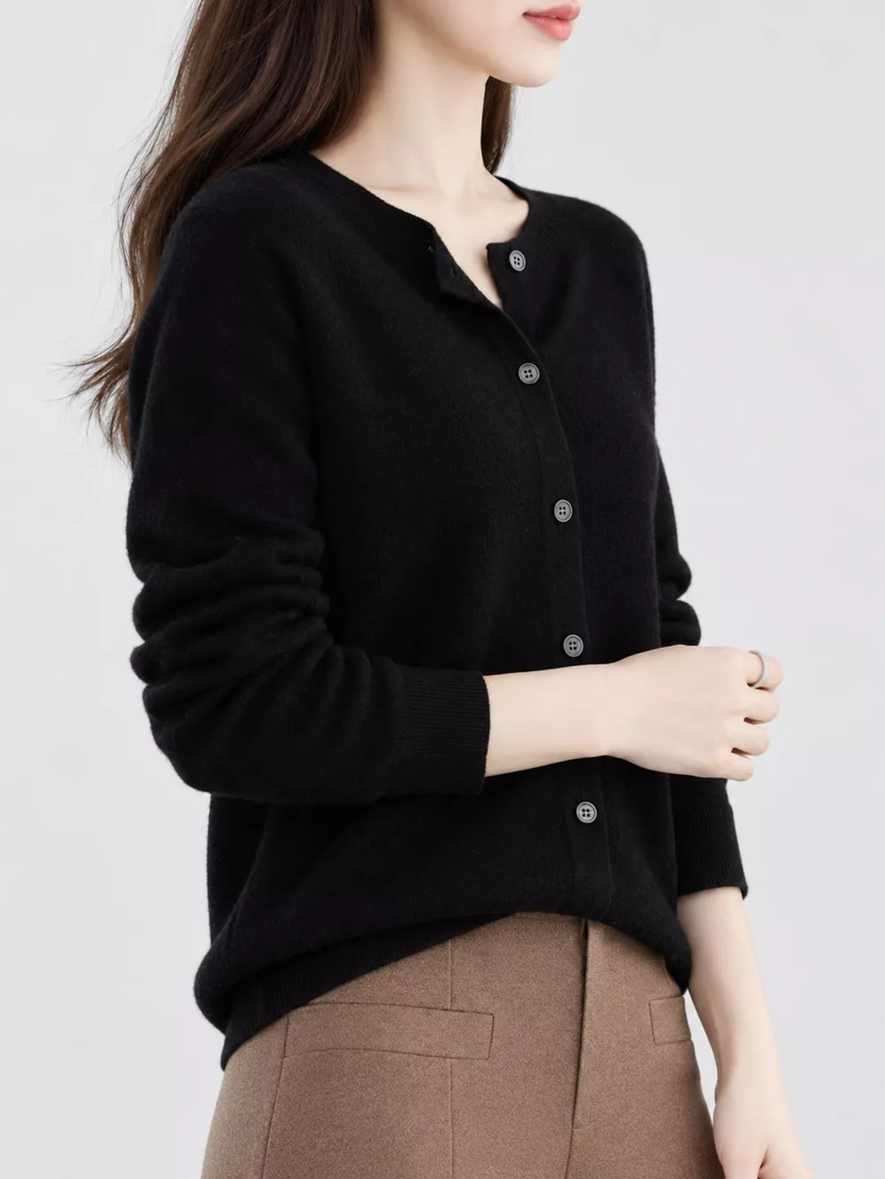 Button-Down Long Sleeve Cardigan, image 40