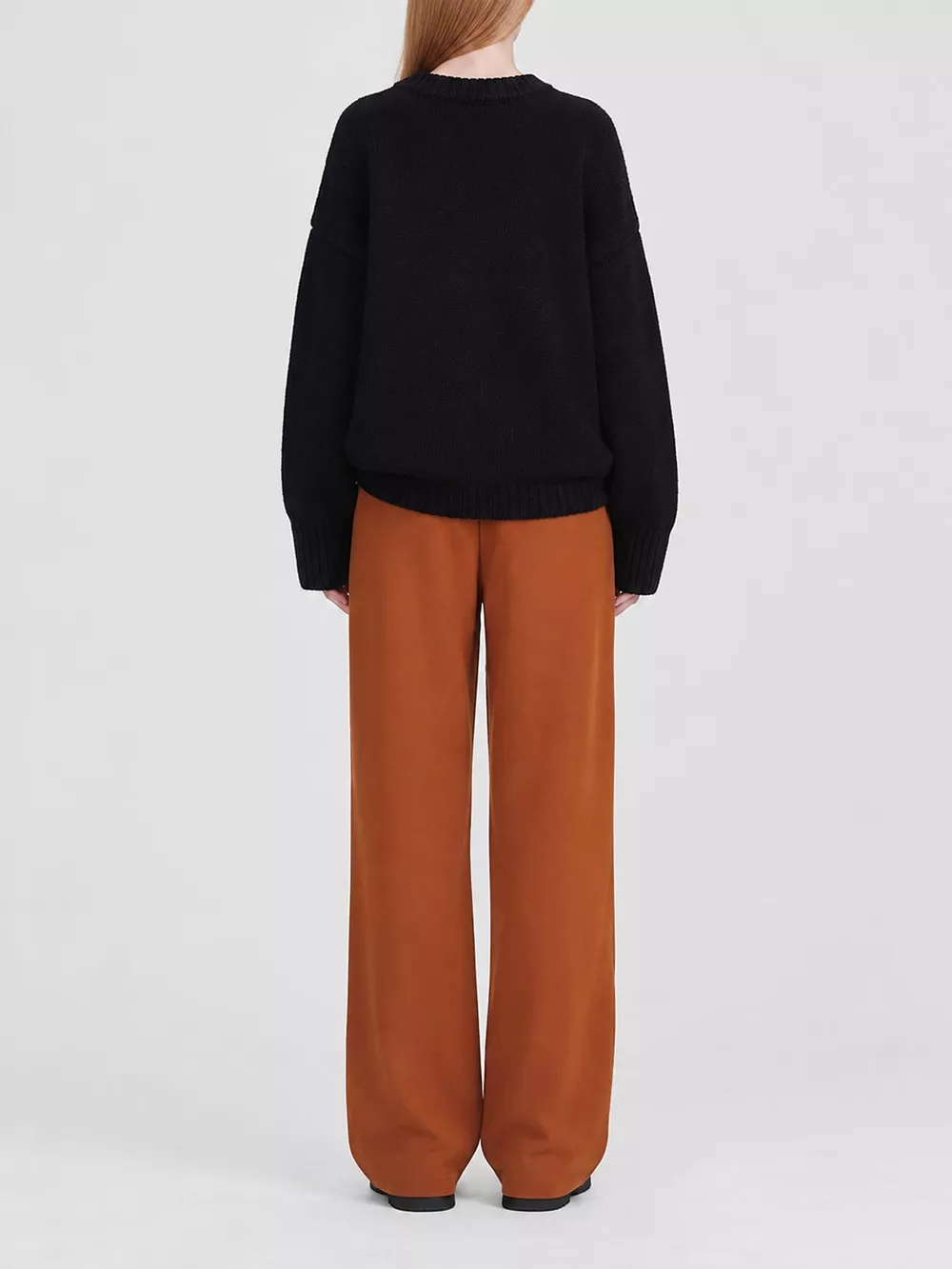 Round Neck Dropped Shoulder Sweater, image 14