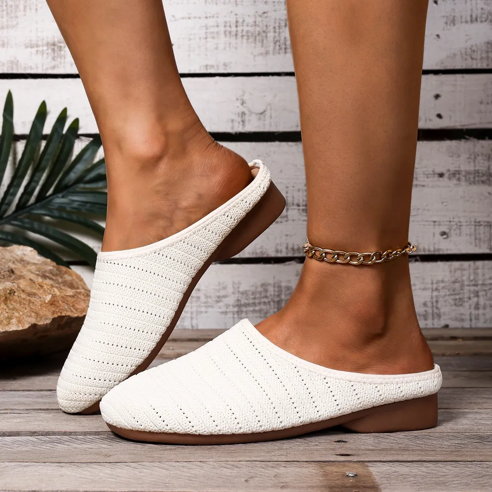 Round Toe Flat Slip-Ons, image 2