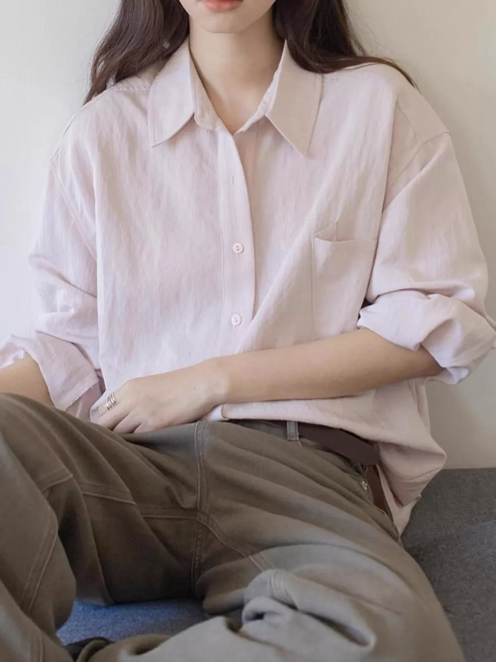Button-Down Long Sleeve Shirt, image 17