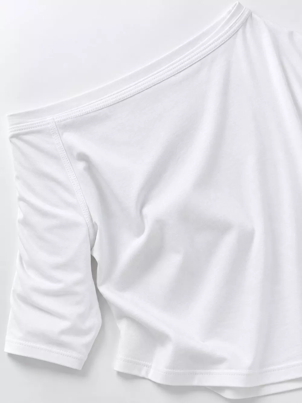 Boat Neck Short Sleeve T-Shirt, image 5