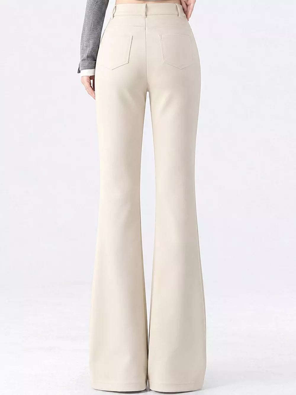Full Size High-Waisted Slim-Fit Straight-Leg Pants Plus Size, image 29