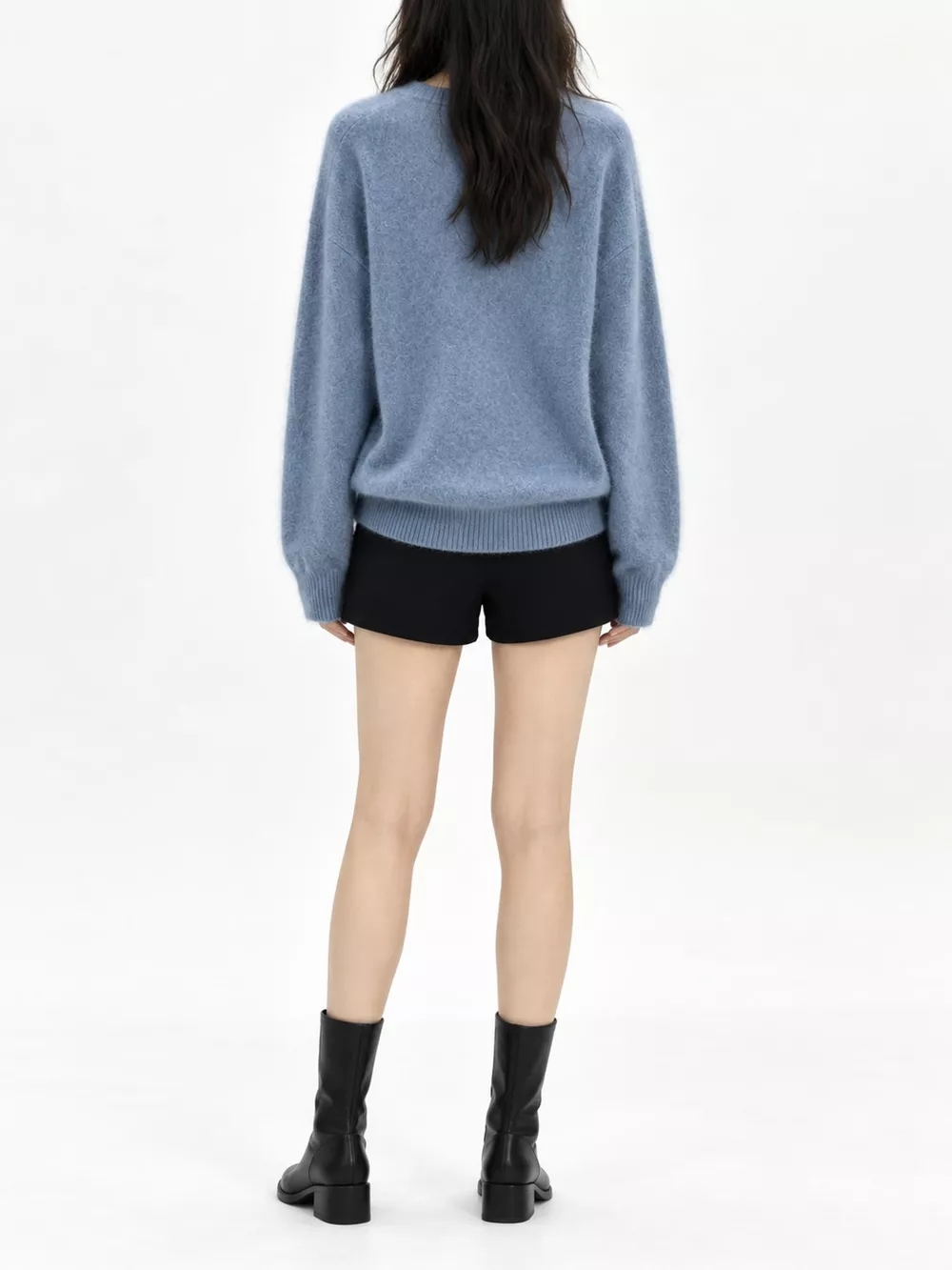 V-Neck Dropped Shoulder Sweater, image 30