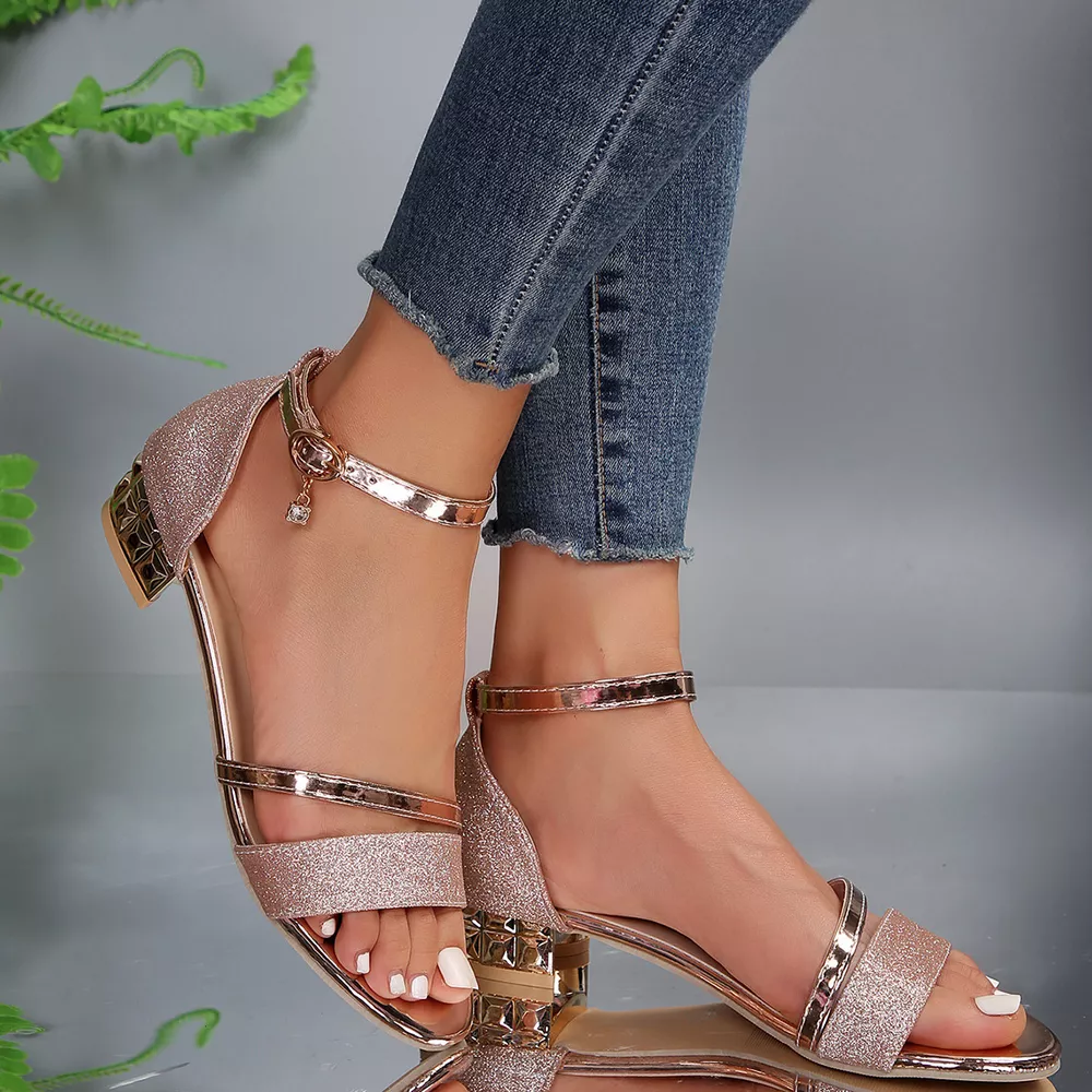 Open Toe Block Heels Sandals, image 8