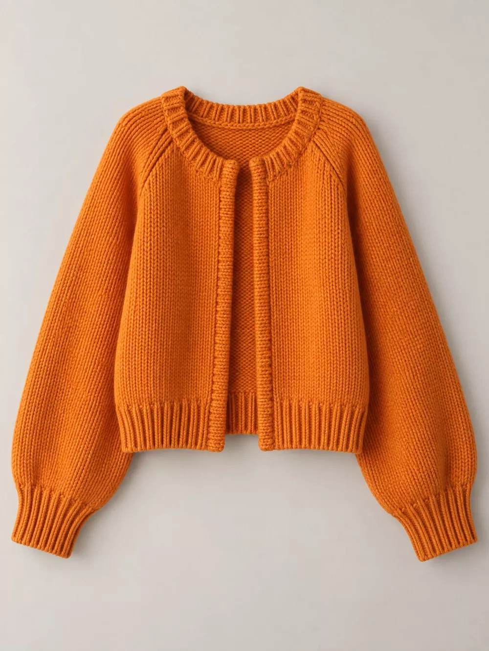 Ribbed Hem Zip-Up Cardigan, image 13